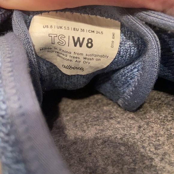 Allbirds Blue Tree Skippers Sneakers - Picture 6 of 7